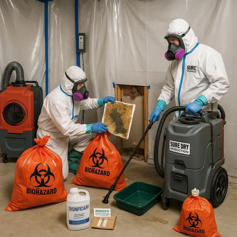 Contaminated Water Handling Protocols process in Oologah, OK